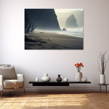 Canvas Painting of Beach